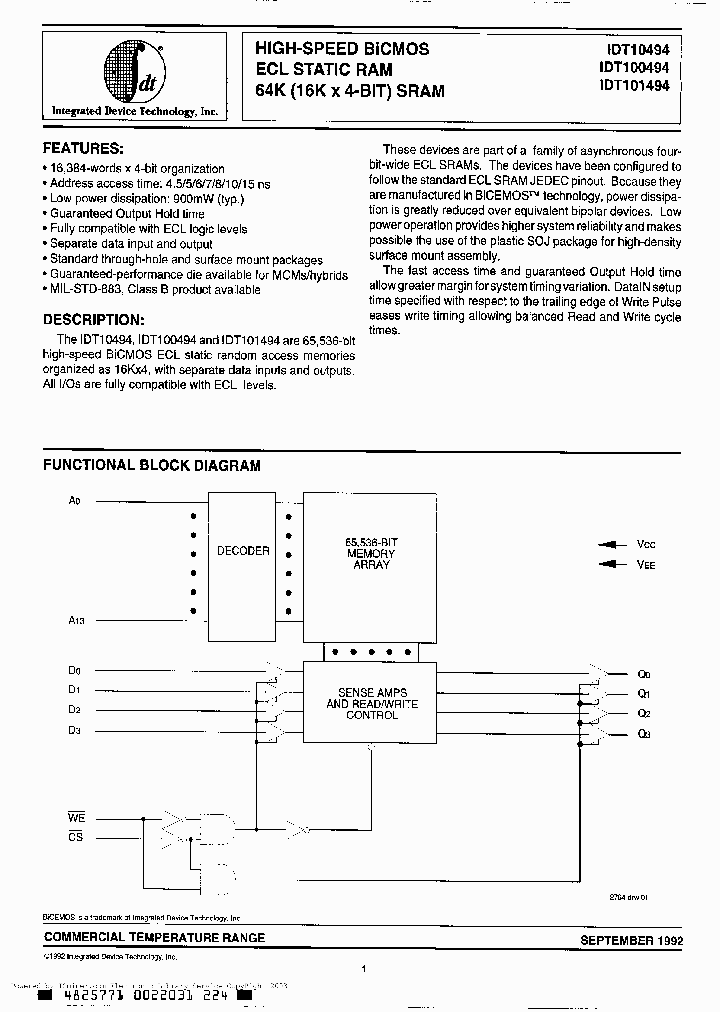 IDT100494S10XE_2449097.PDF Datasheet