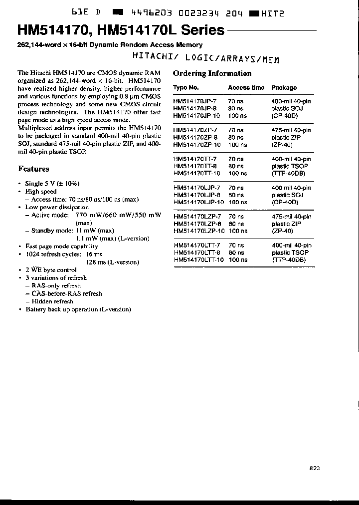HM514170ZP-7_2450320.PDF Datasheet