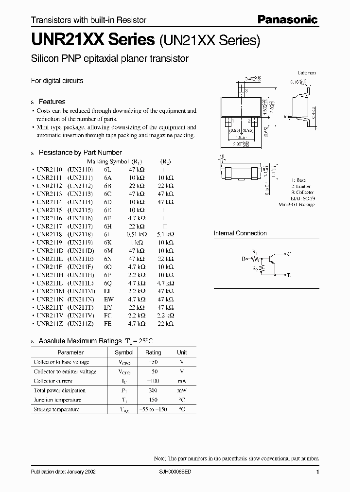 UNR211HUN211H_2455719.PDF Datasheet