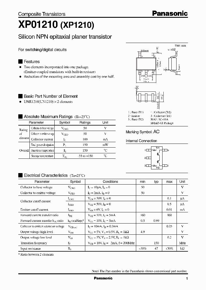 XP01210XP1210_2457547.PDF Datasheet