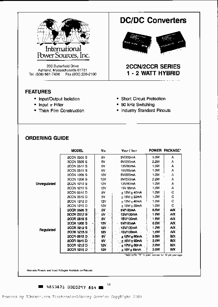 2CCN0512SA_2458824.PDF Datasheet