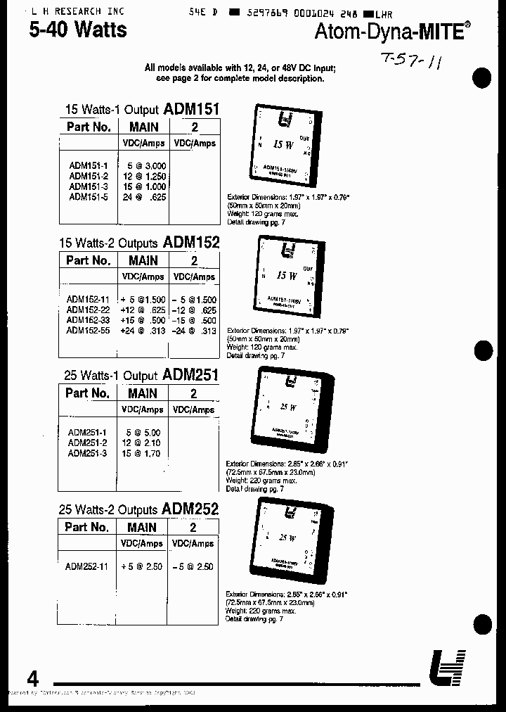 ADM152-3324VDC_2461338.PDF Datasheet