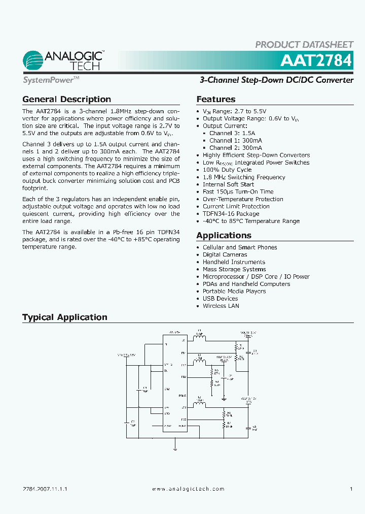 AAT2784IRN-AAA-T1_2463610.PDF Datasheet