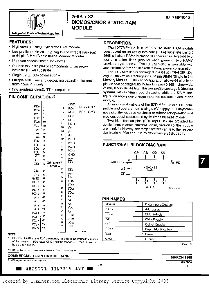 IDT7MP4045SA10M_2463735.PDF Datasheet