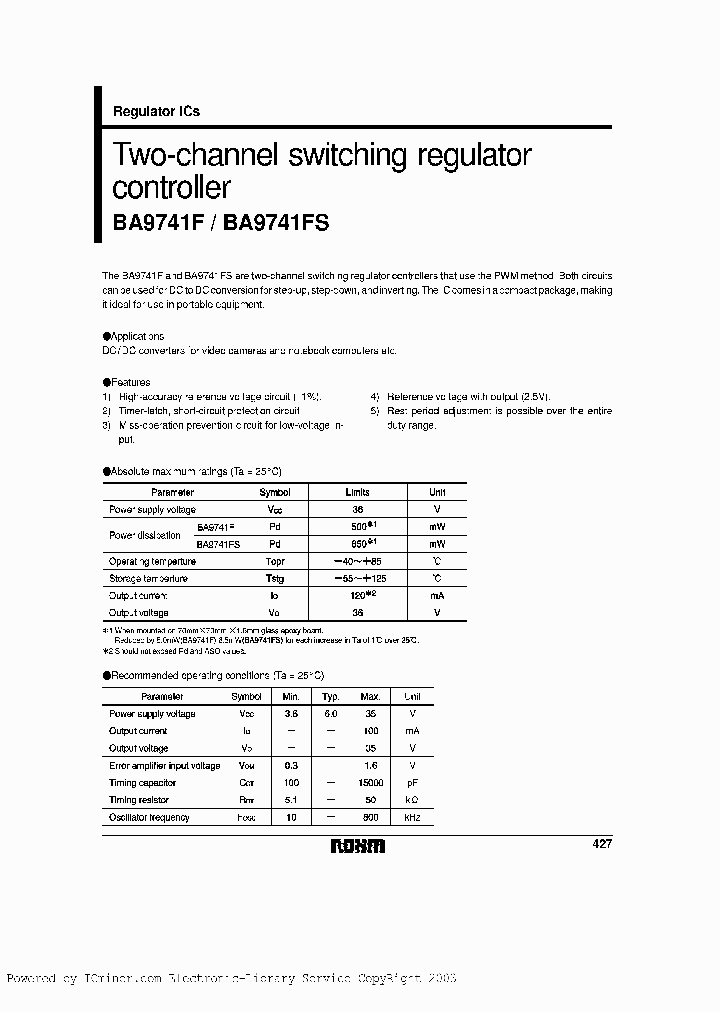 BA9741FBA9741FS_2465990.PDF Datasheet