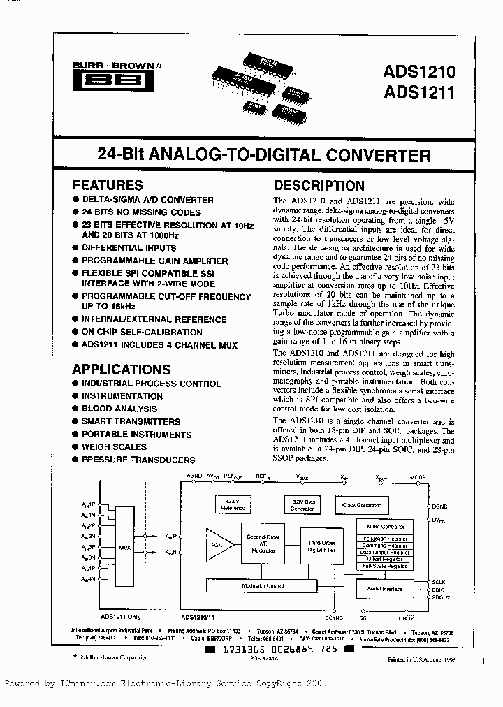 ADS1210ADS1211_2466186.PDF Datasheet