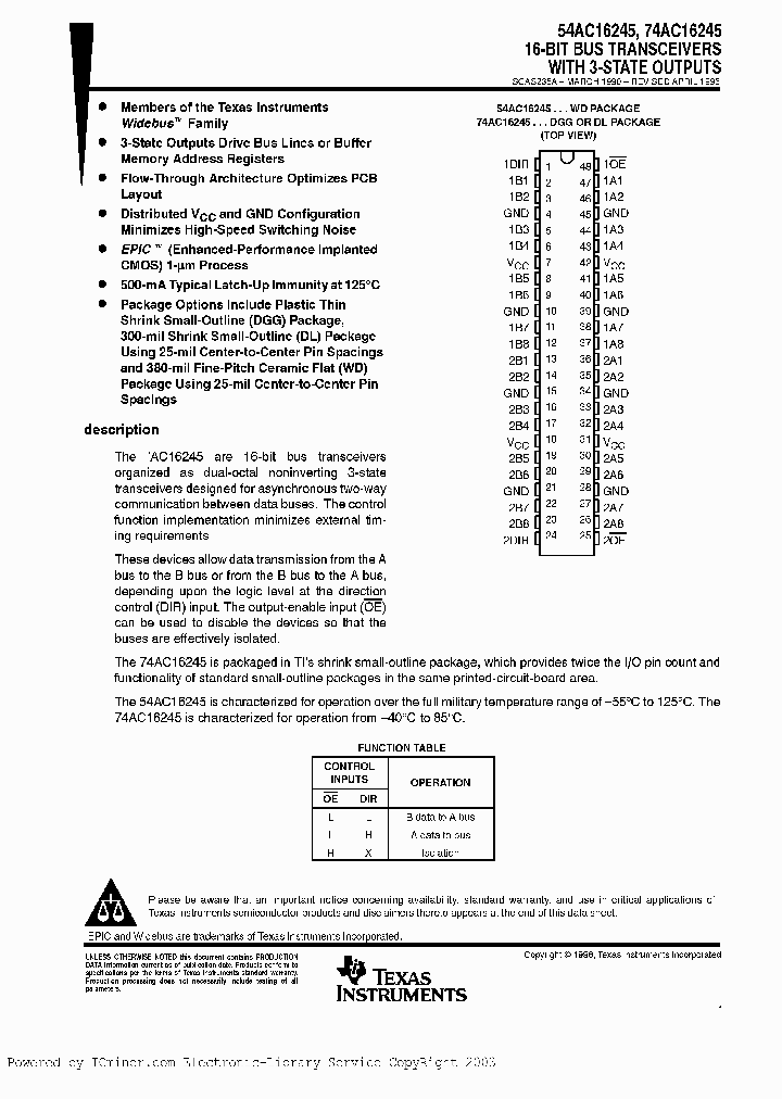 74AC16245DGGR_2466455.PDF Datasheet