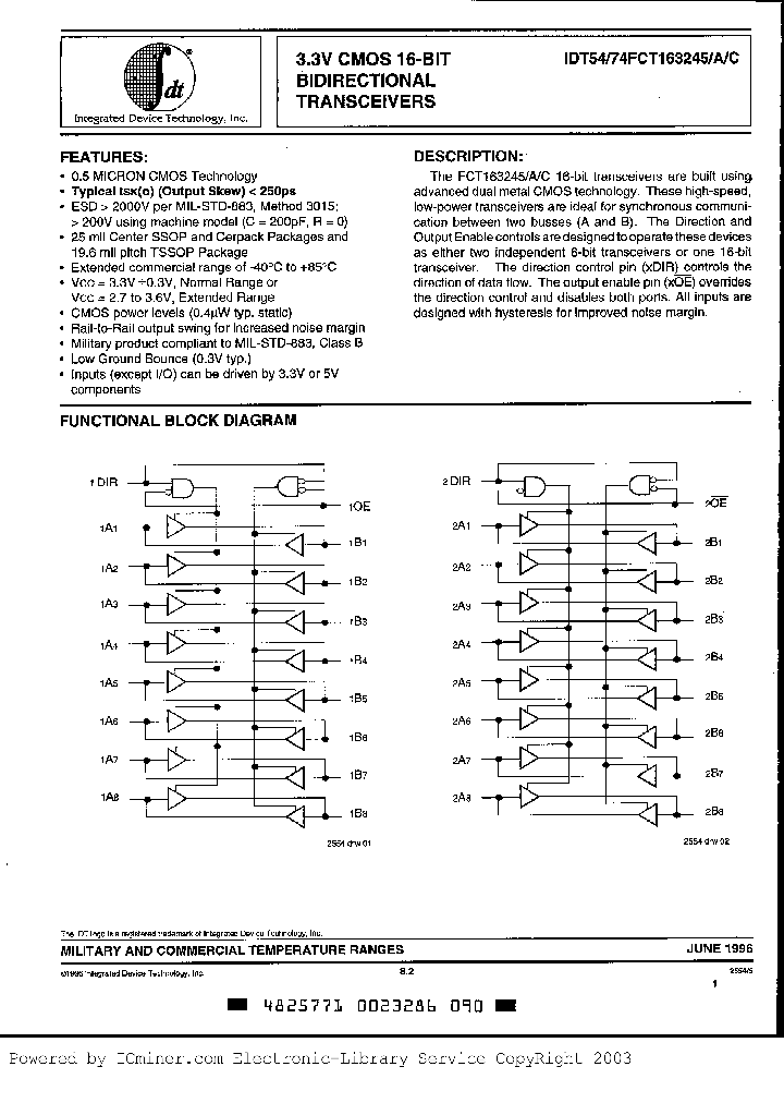 IDT54FCT163245AEB_2466808.PDF Datasheet