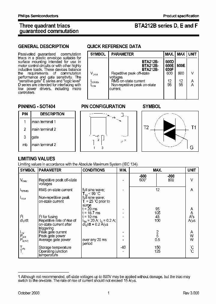 BTA212BSERIESDEANDF_2466858.PDF Datasheet