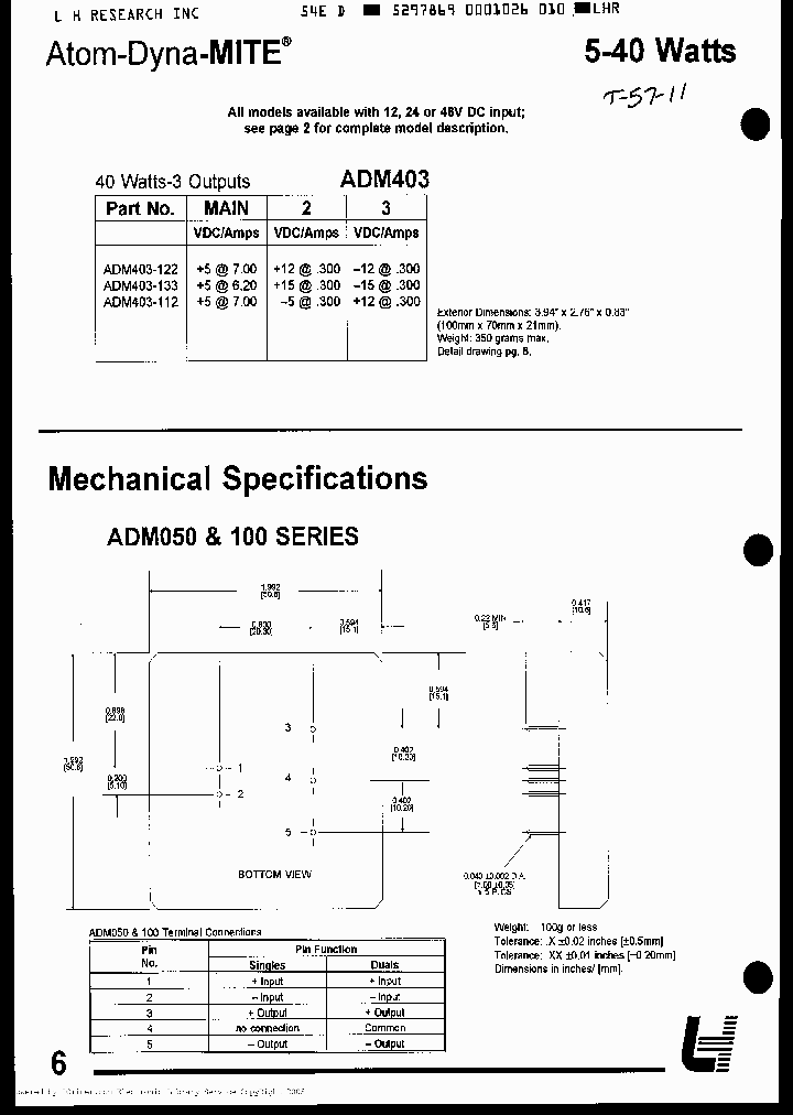 ADM403-12224VDC_2466960.PDF Datasheet