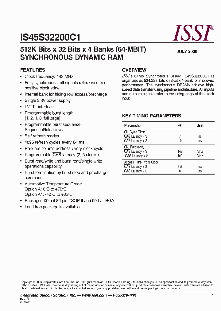 IS45S32200C1-7BLA1_2468912.PDF Datasheet