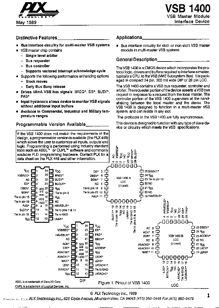 VSB1400BJP-45_2468968.PDF Datasheet
