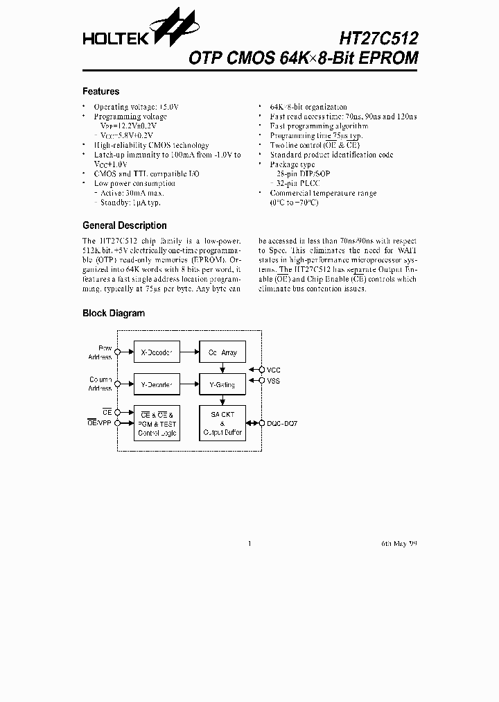 HT27C51232PLCC-70_2469243.PDF Datasheet