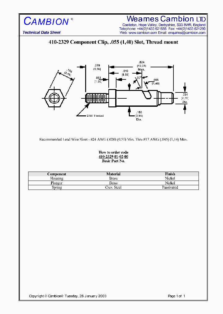 410-2329_2471647.PDF Datasheet