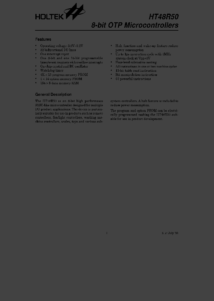 HT48C1024SKDIP-B_2472110.PDF Datasheet