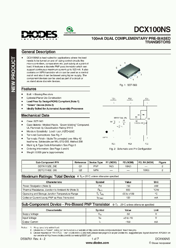 DDTA113ZE-DIE_2472308.PDF Datasheet