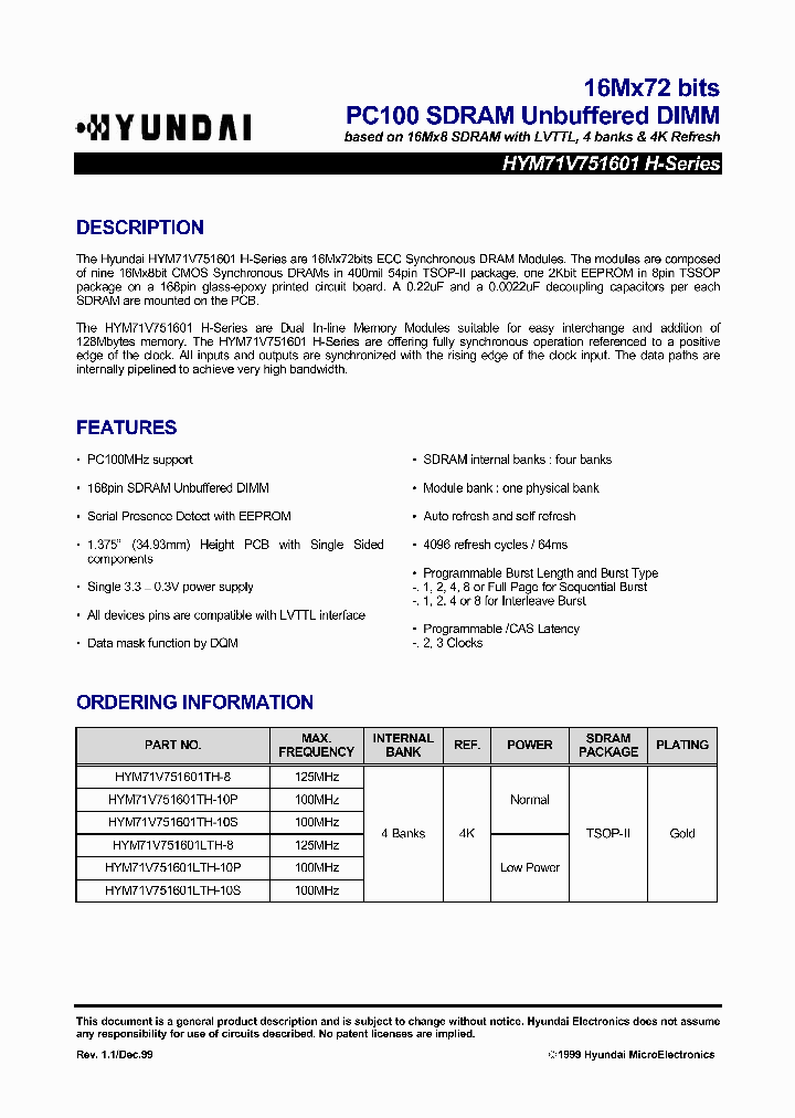 HYM71V751601LTH-10P_2482682.PDF Datasheet