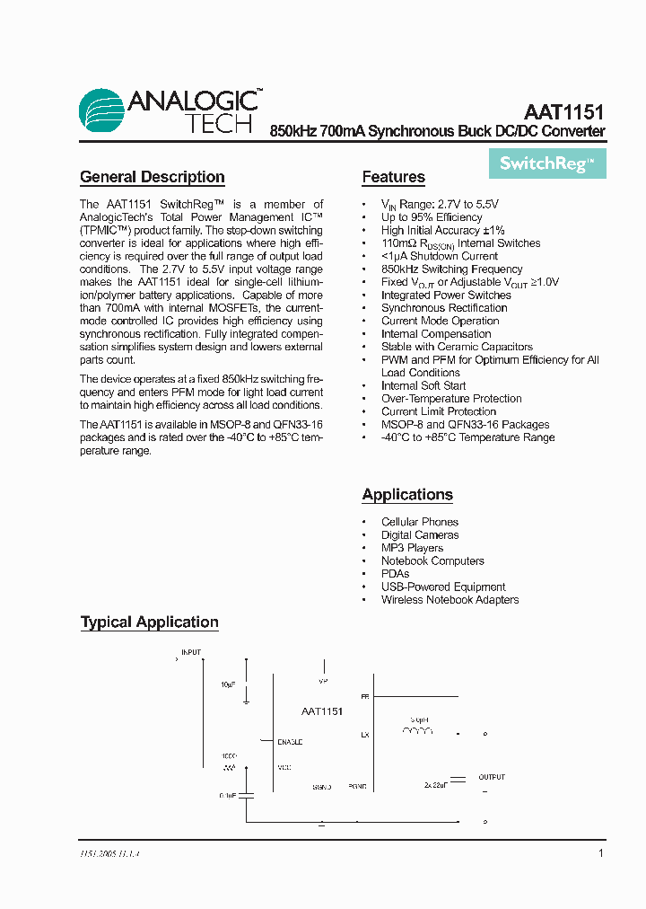 AAT1151IKS-10-T1_2482953.PDF Datasheet