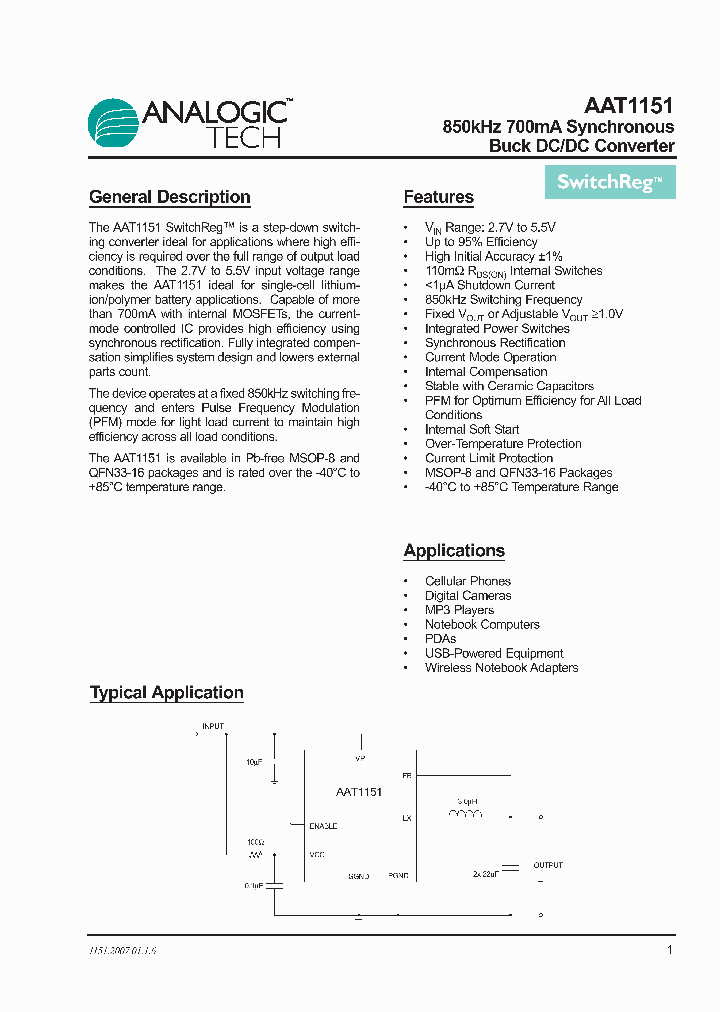 AAT1151IKS-10-T1_2482954.PDF Datasheet