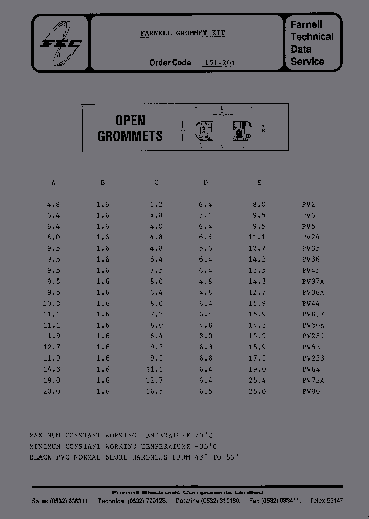 PV45GROMMETPK100_2488568.PDF Datasheet
