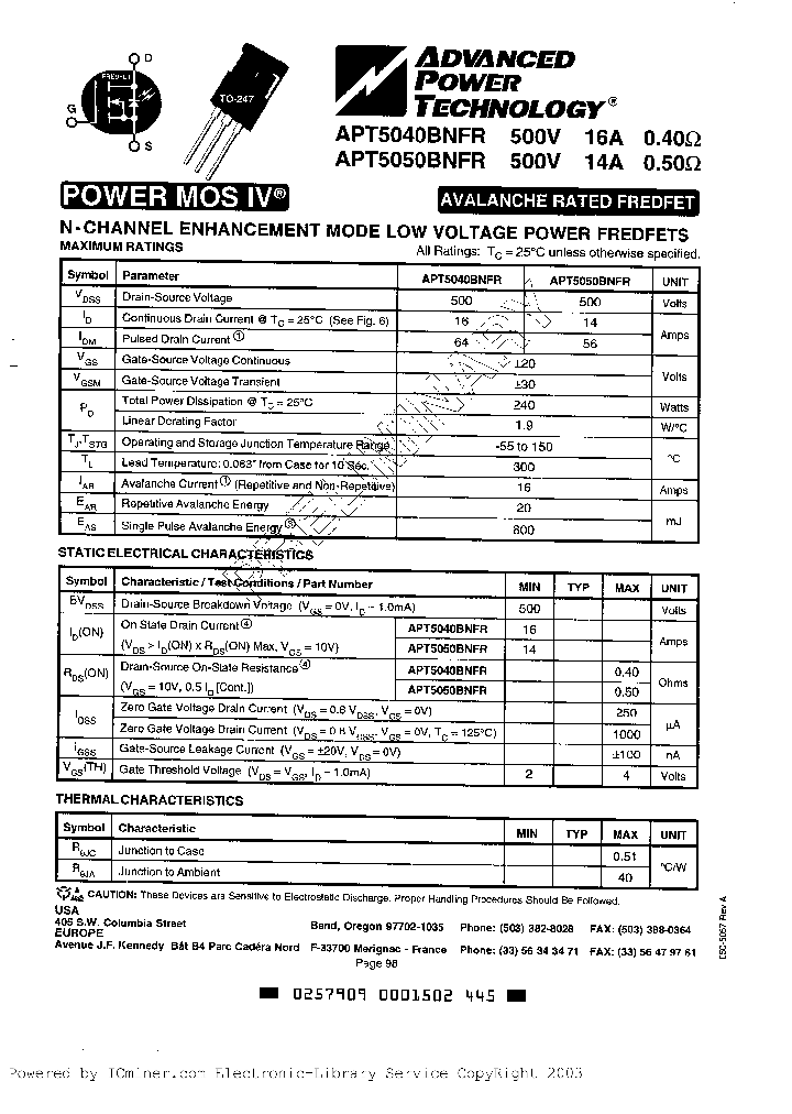 APT5040BNFR_2490318.PDF Datasheet
