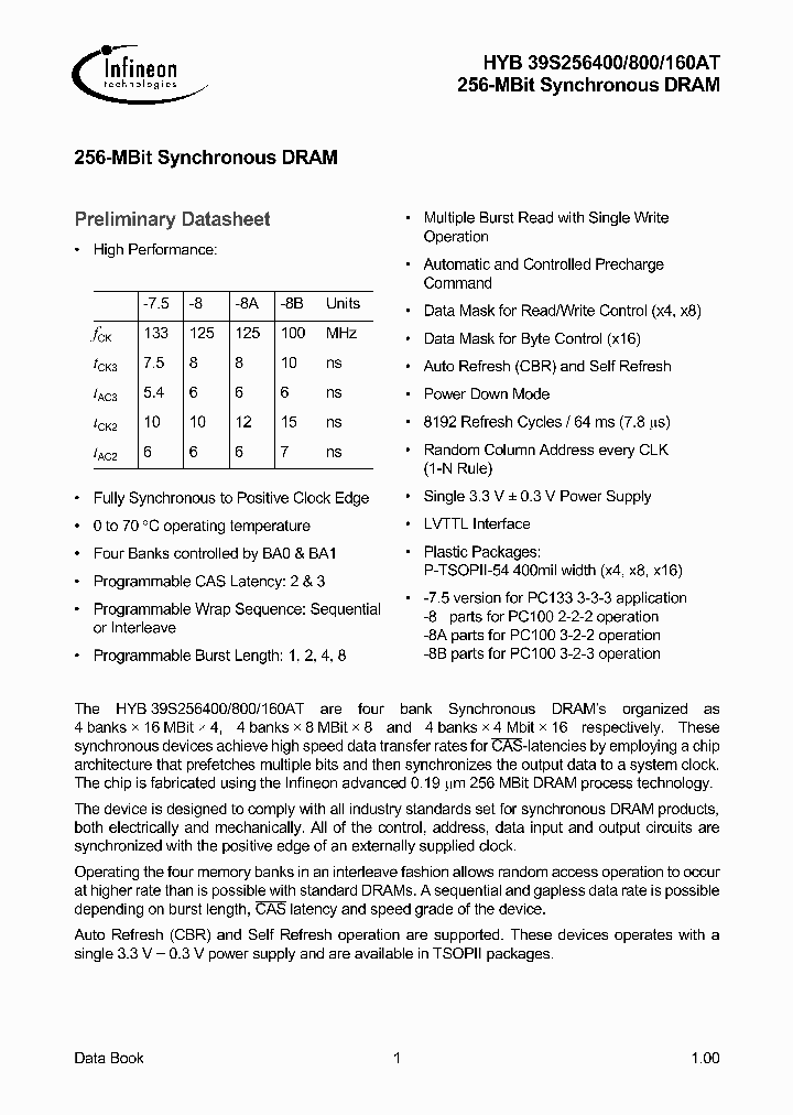 HYB39S256800AT-8A_2490468.PDF Datasheet