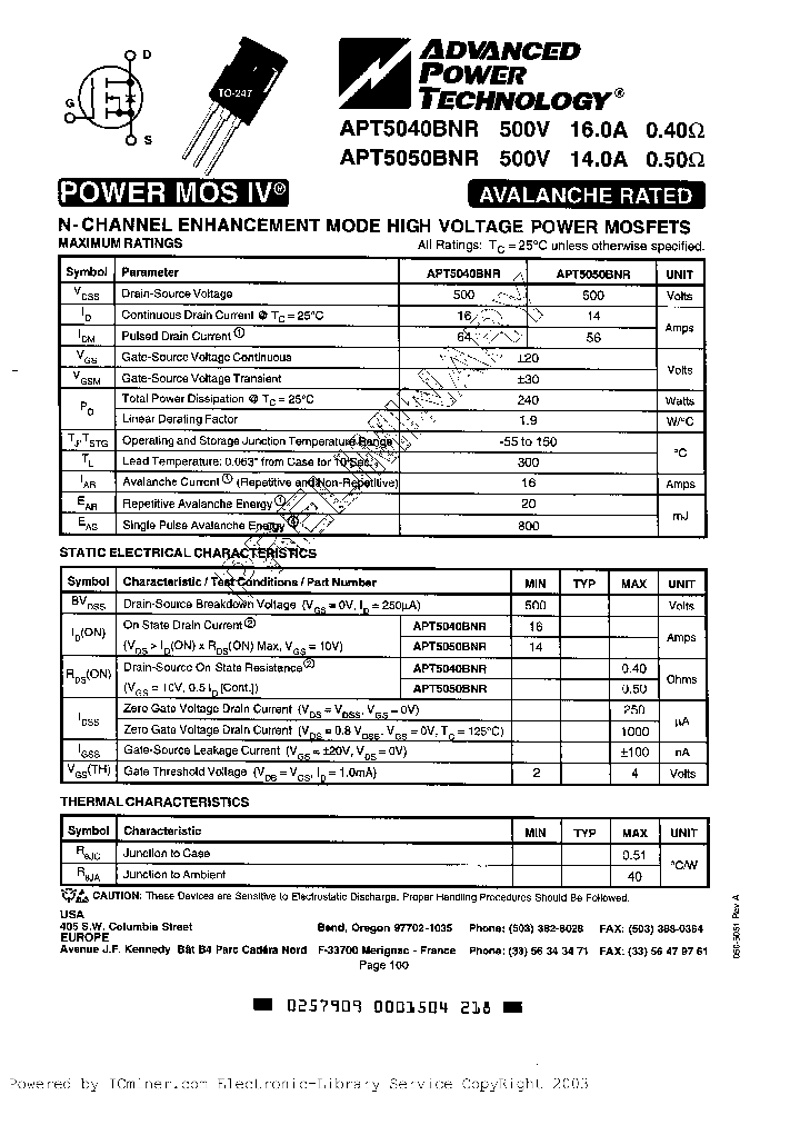 APT5040BNR_2490319.PDF Datasheet