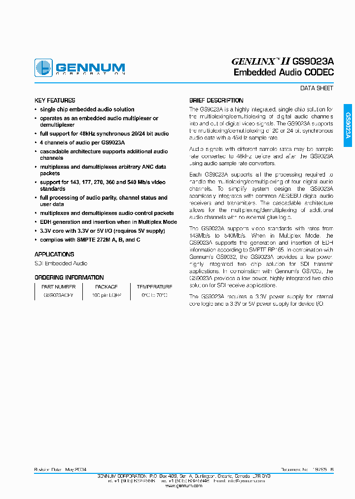 GS9023ACFY_2490730.PDF Datasheet