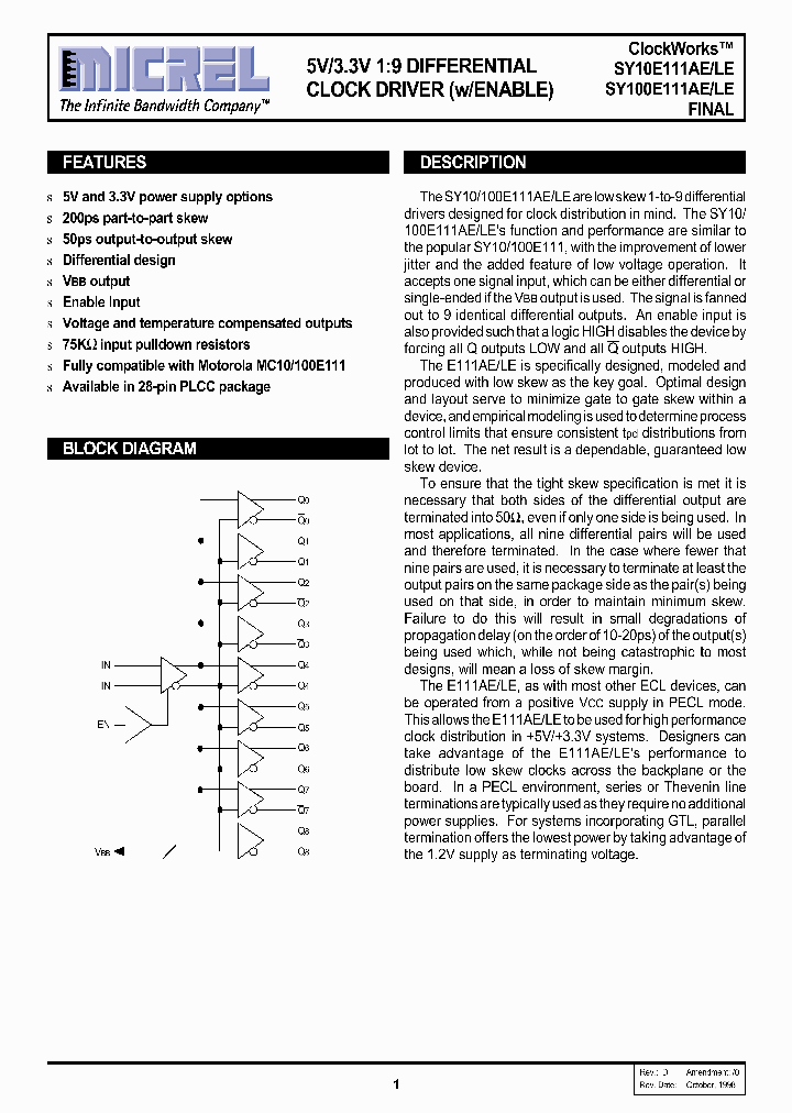 SY10100E111AELE_2485482.PDF Datasheet