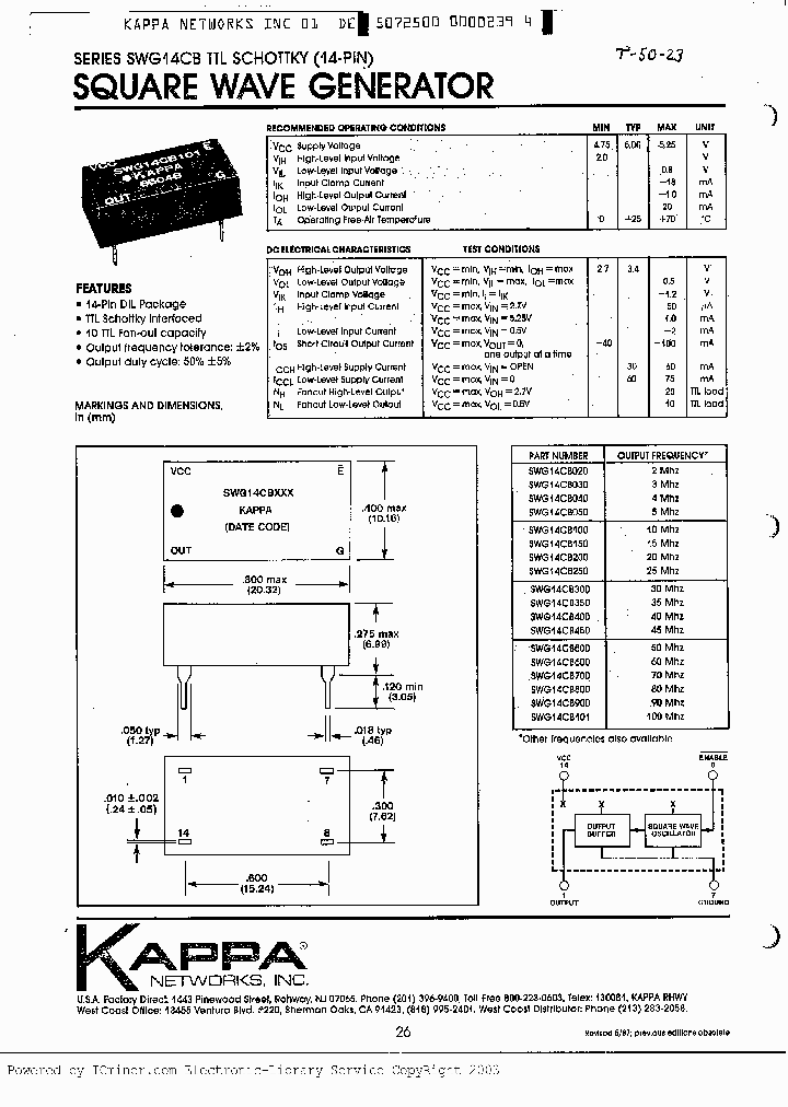 SWG14CB450_2490985.PDF Datasheet