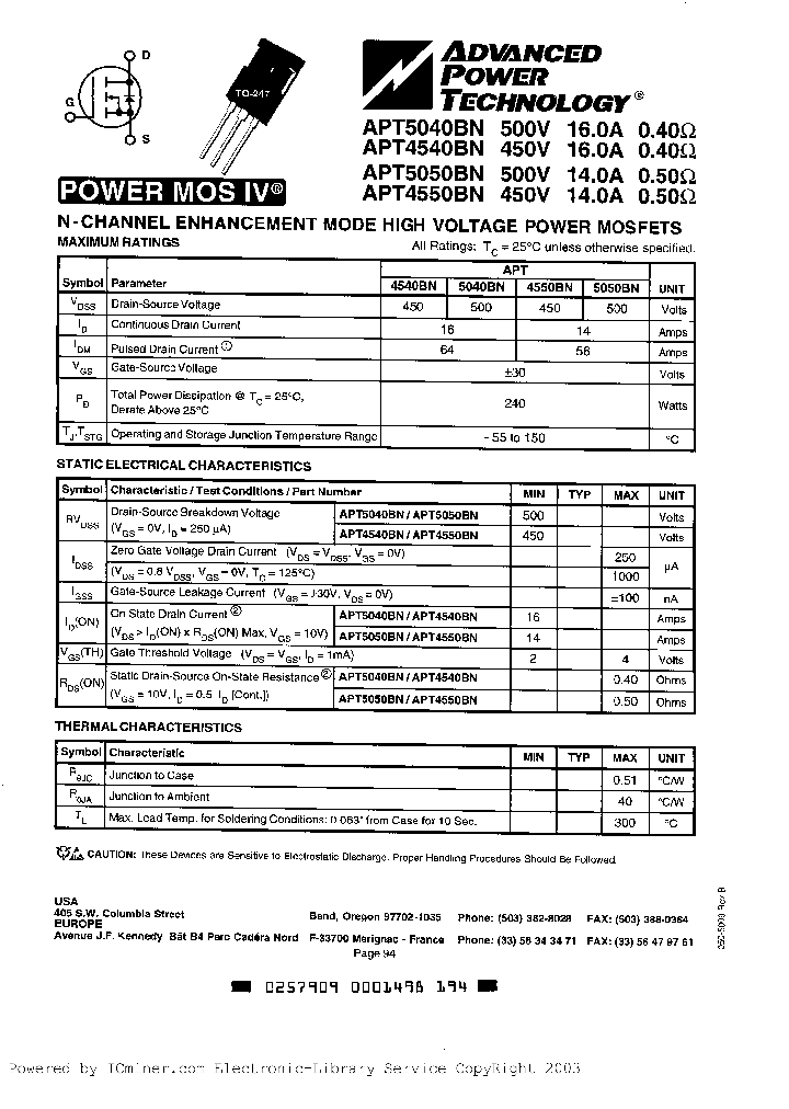 APT5040BN_2490316.PDF Datasheet