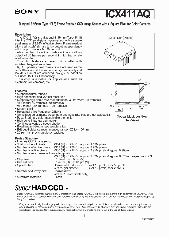 ICX411AQ_2490914.PDF Datasheet
