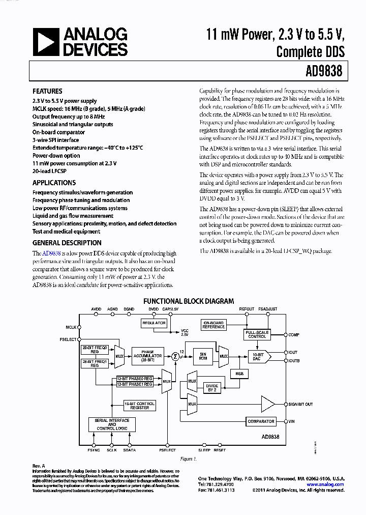 AD9838_2491609.PDF Datasheet