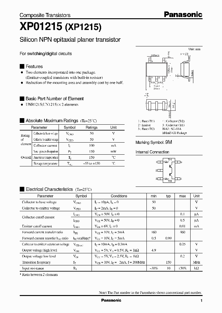 XP01215XP1215_2481063.PDF Datasheet
