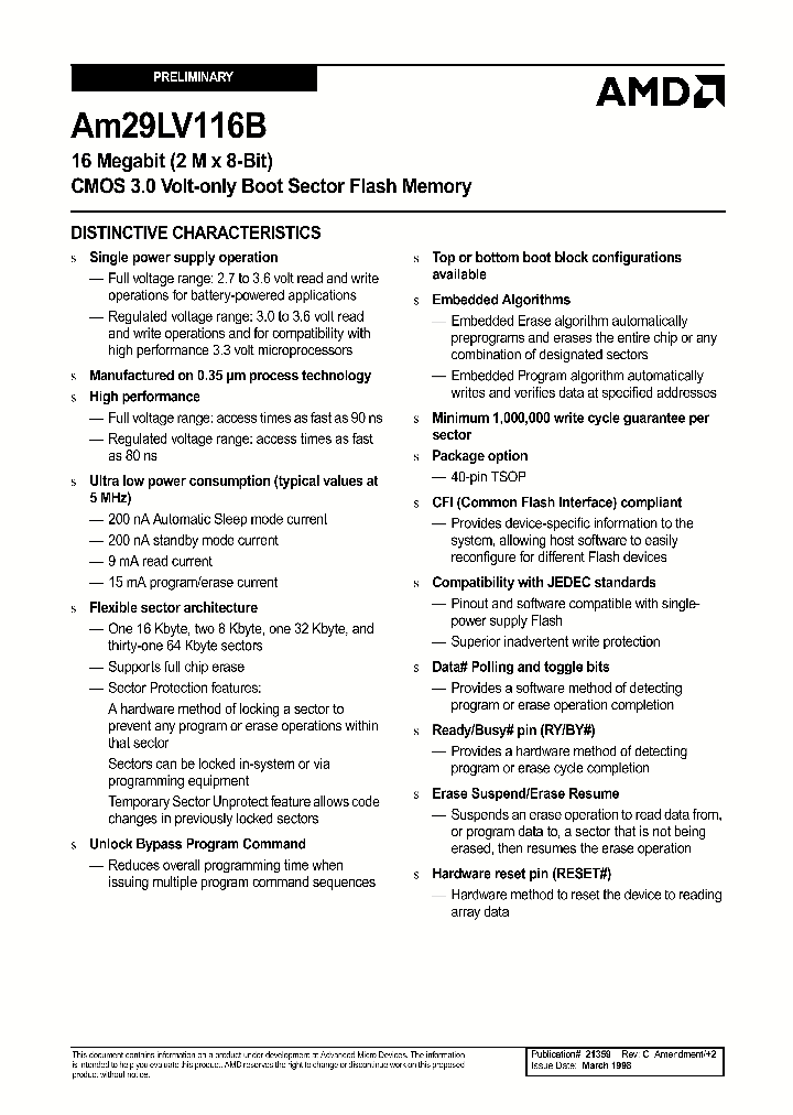AM29LV116BB-80RFIB_2496403.PDF Datasheet