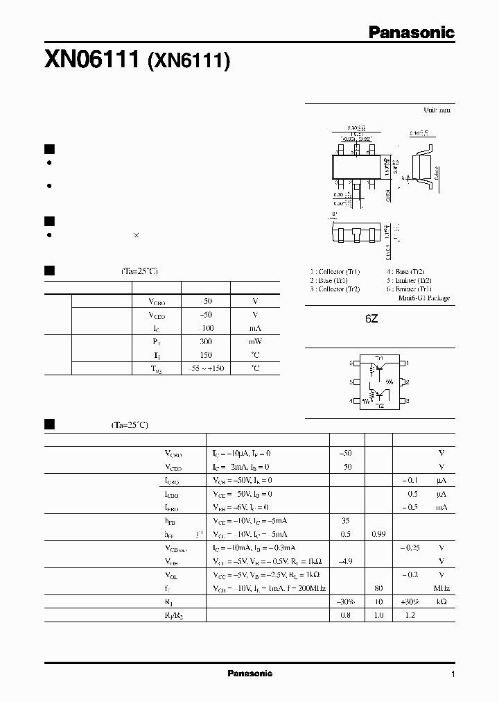 XN06111XN6111_2495677.PDF Datasheet
