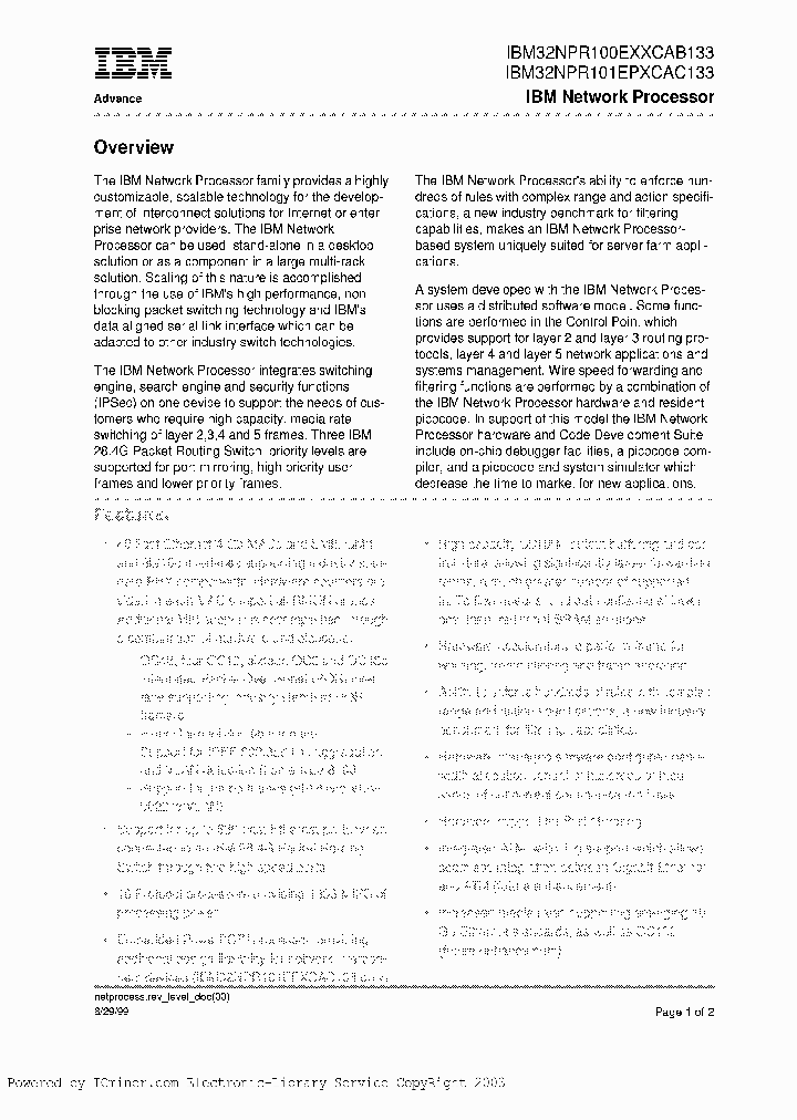 IBM32NPR100EXXCAB133_2497172.PDF Datasheet