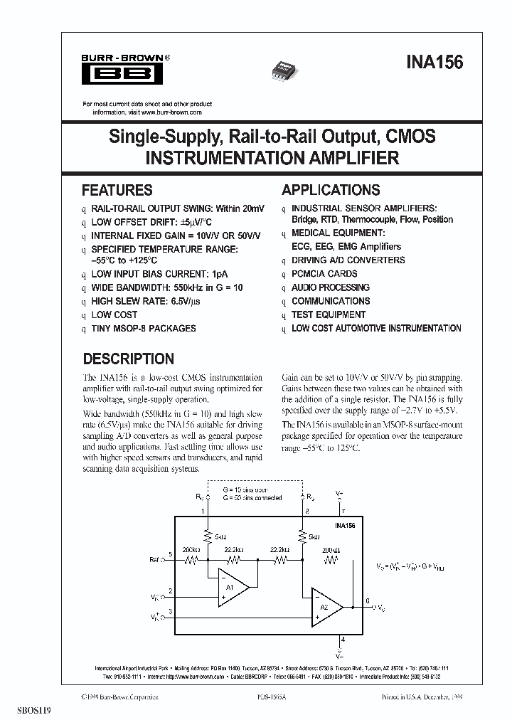INA156EA2K5_2498194.PDF Datasheet
