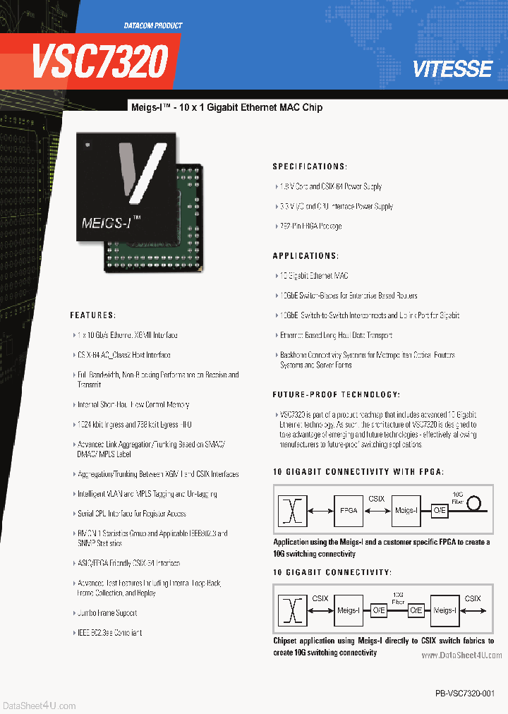 VSC7320_2498333.PDF Datasheet