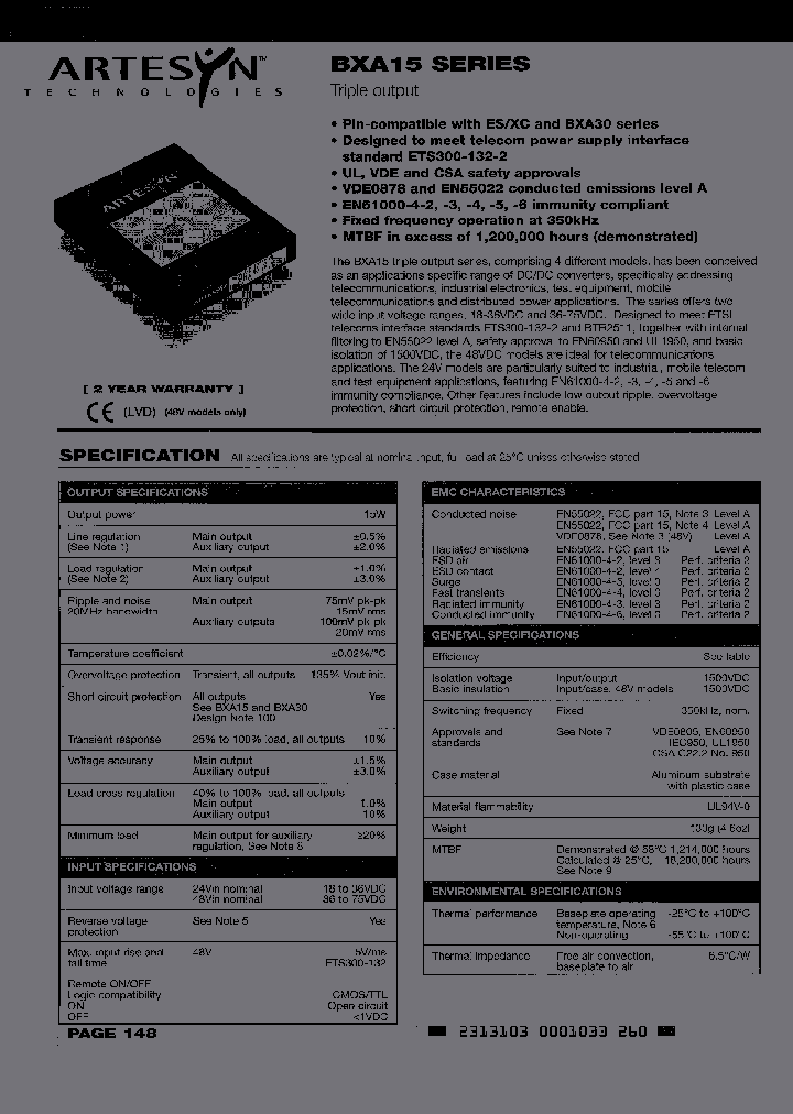 BXA15-48T05-12F_2499113.PDF Datasheet
