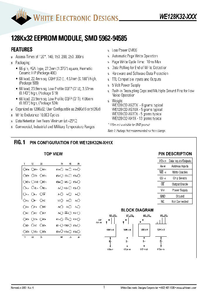 WE128K32-120G1TC_2499883.PDF Datasheet