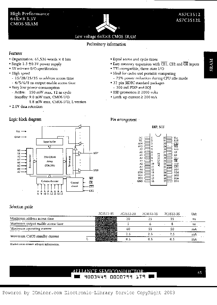 AS7C3512-35PC_2501030.PDF Datasheet