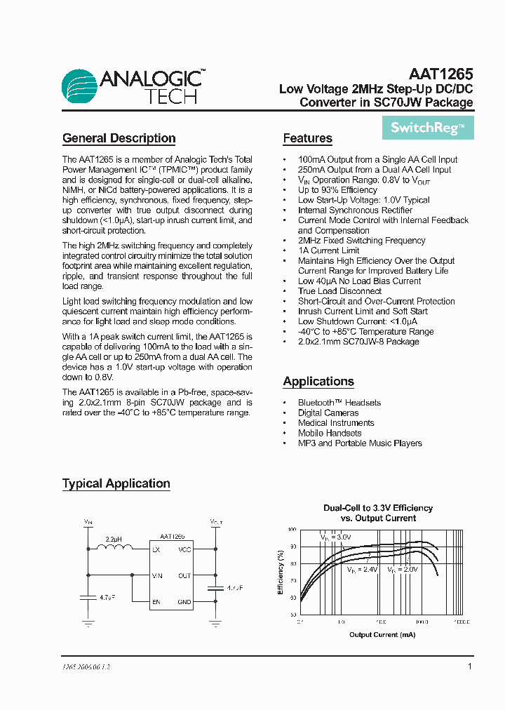 AAT1265IJS-30-T1_2500509.PDF Datasheet