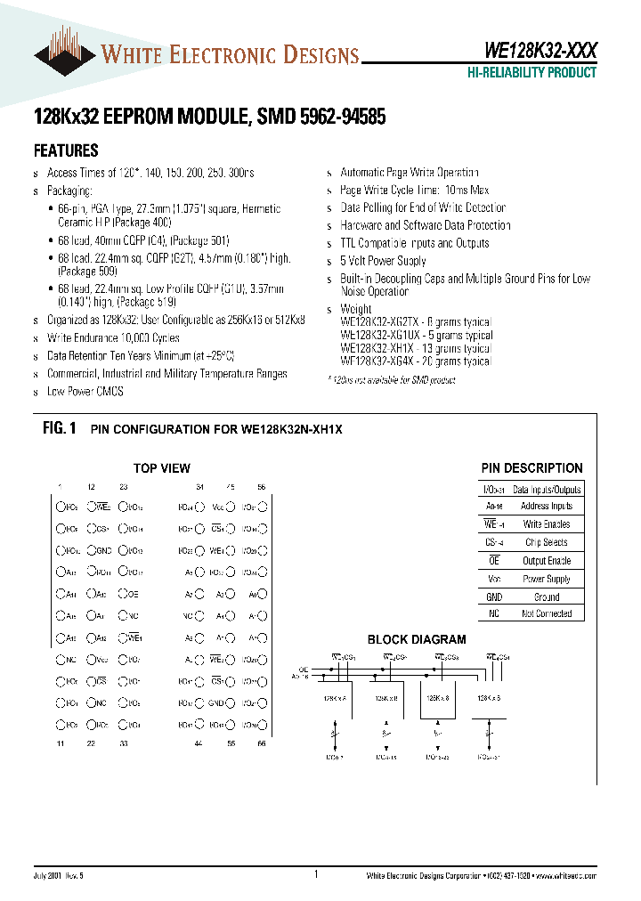 WE128K32-120G4M_2502267.PDF Datasheet