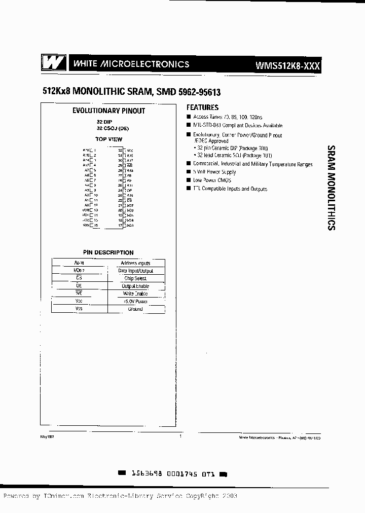 WMS512K8-120DEM_2503313.PDF Datasheet