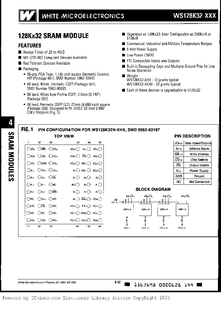 WS128K32-45G4I_2501140.PDF Datasheet