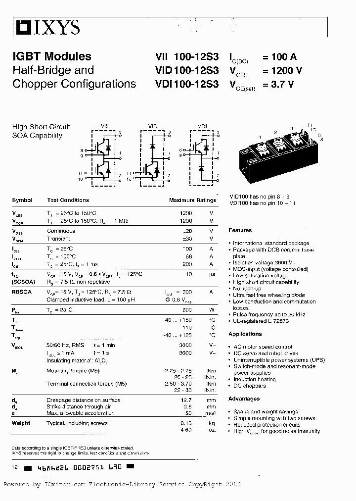VDI100-12S3_2505277.PDF Datasheet