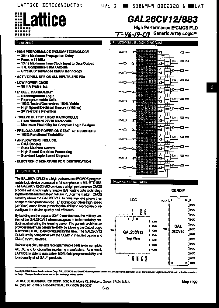 GAL26CV12-25LR883_2505585.PDF Datasheet