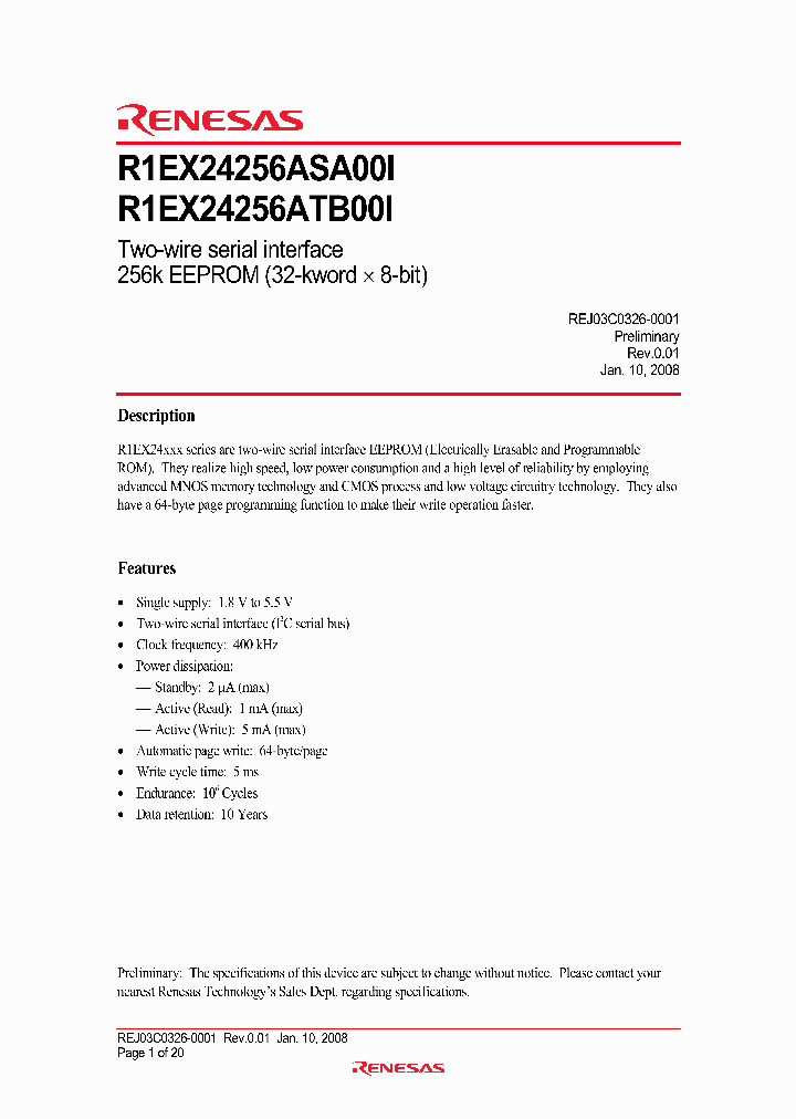 R1EX24256ASA00I_2507840.PDF Datasheet