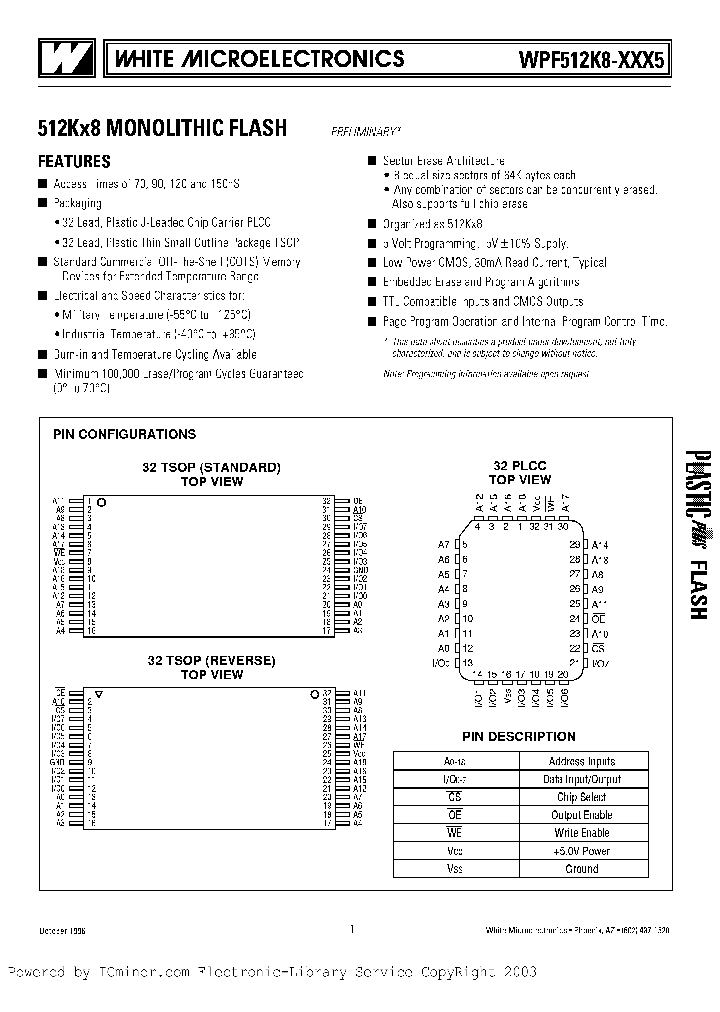 WPF512K8-120TFI5_2506742.PDF Datasheet
